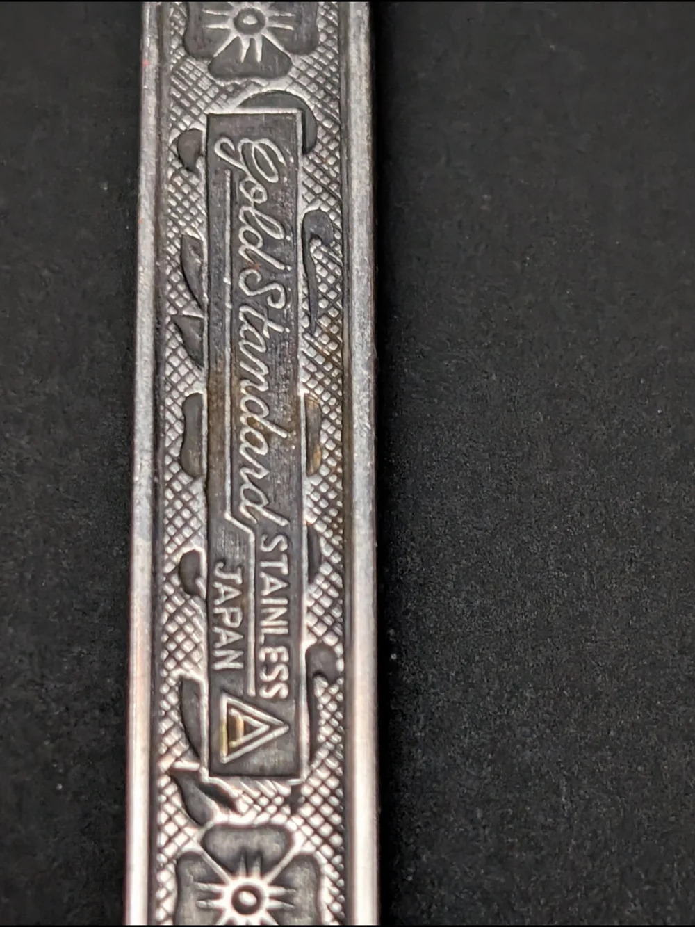 Vintage Gold Standard stainless steel flatware Korea 8-2026K